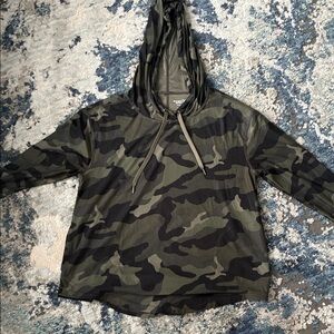 Old Navy Camouflage Hoodie - Green and Black